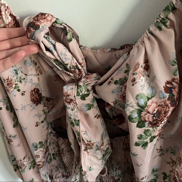 PINK FLORAL DRESS - Picture 5 of 6